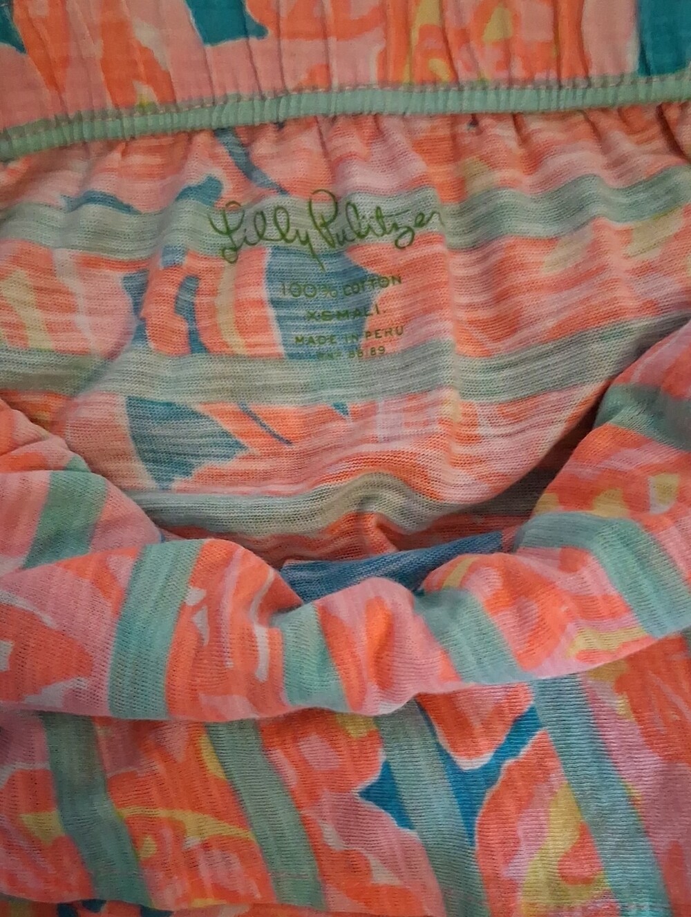 Lilly Pulitzer Tropical Storm  Cotton Printed Top